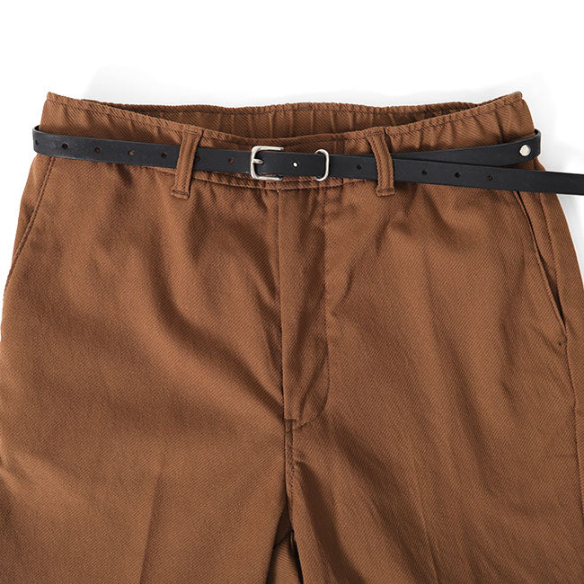 STILL BY HAND スティルバイハンド プエブロレザー ナローベルト GD03231 黒 メンズ レディース ギフト プレゼント