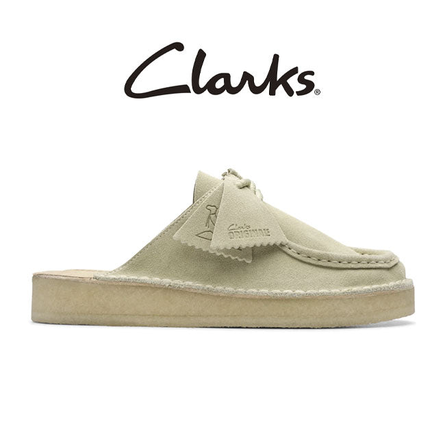 Clarks クラークス デザートノマド ミュール 26176555 ベージュ レースアップ ワラビー サンダル レディース
