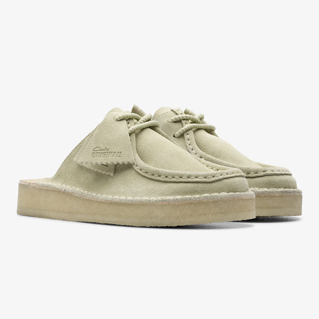Clarks クラークス デザートノマド ミュール 26176555 ベージュ レースアップ ワラビー サンダル レディース