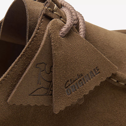 Clarks クラークス デザートノマド ミュール 26175863 茶色 レースアップ ワラビー サンダル メンズ
