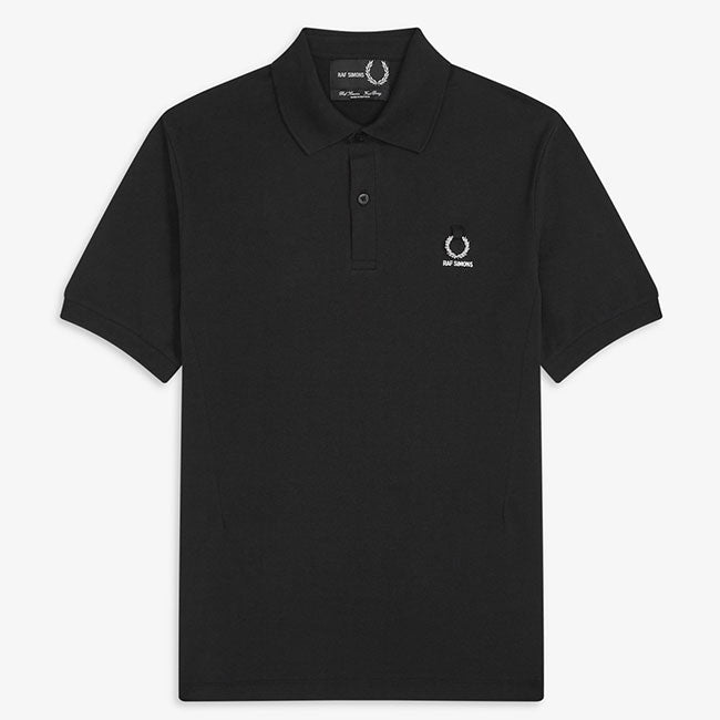 Fred Perry by RAF SIMONS フレッドペリー ラフシモンズ ローレルロゴ 鹿の子 ポロシャツ SM7044 ピケ (メンズ)