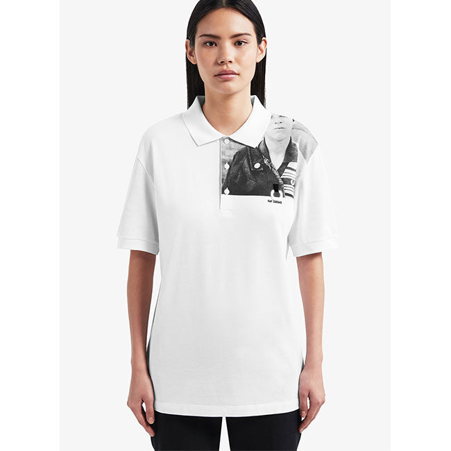 Fred Perry by RAF SIMONS フレッドペリー ラフシモンズ フォトプリント 鹿の子 ポロシャツ SM7048 ピケ (メンズ レディース)