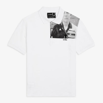 Fred Perry by RAF SIMONS フレッドペリー ラフシモンズ フォトプリント 鹿の子 ポロシャツ SM7048 ピケ (メンズ レディース)
