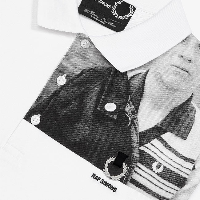 Fred Perry by RAF SIMONS フレッドペリー ラフシモンズ フォトプリント 鹿の子 ポロシャツ SM7048 ピケ (メンズ レディース)