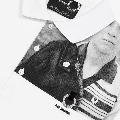 Fred Perry by RAF SIMONS フレッドペリー ラフシモンズ フォトプリント 鹿の子 ポロシャツ SM7048 ピケ (メンズ レディース)