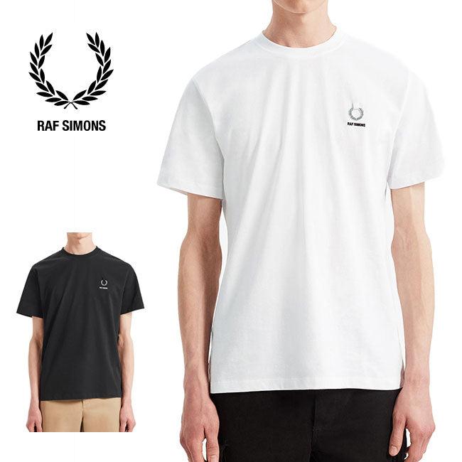 Fred Perry by RAF SIMONS フレッドペリー ラフシモンズ ロゴTシャツ SM7059 (メンズ レディース)