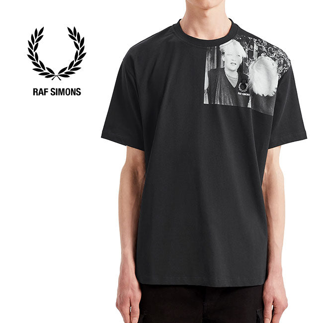 Fred Perry by RAF SIMONS フレッドペリー ラフシモンズ フォトTシャツ SM7063 (メンズ レディース)