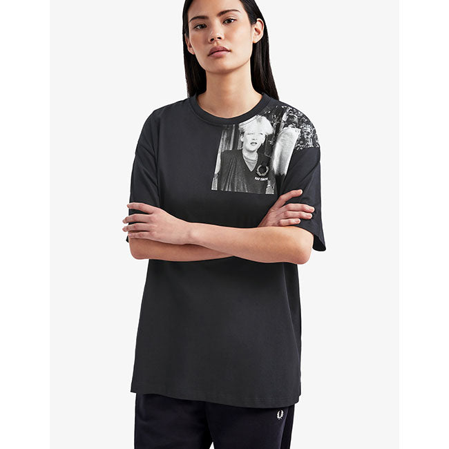 Fred Perry by RAF SIMONS フレッドペリー ラフシモンズ フォトTシャツ SM7063 (メンズ レディース)