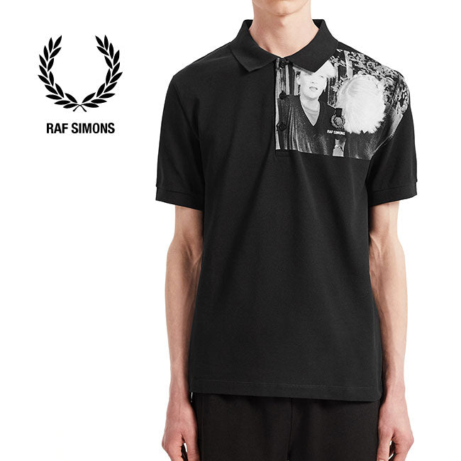 Fred Perry by RAF SIMONS フレッドペリー ラフシモンズ フォト 鹿の子 ポロシャツ SM7050 ピケ (メンズ レディース)