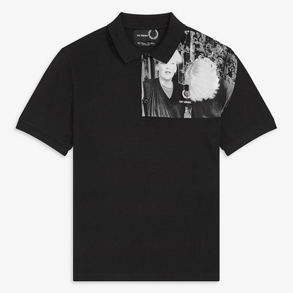 Fred Perry by RAF SIMONS フレッドペリー ラフシモンズ フォト 鹿の子 ポロシャツ SM7050 ピケ (メンズ レディース)