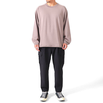 STILL BY HAND スティルバイハンド サドルスリーブ スウェットライク ロンT CS05223 カットソー 長袖Tシャツ メンズ