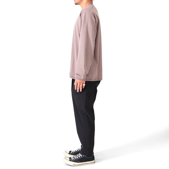 STILL BY HAND スティルバイハンド サドルスリーブ スウェットライク ロンT CS05223 カットソー 長袖Tシャツ メンズ