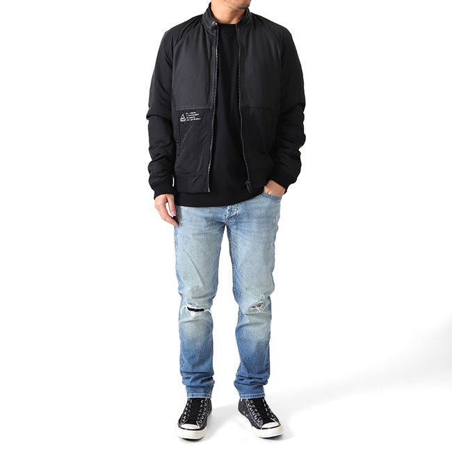 DENHAM デンハム レザーコンビ スタンドカラージャケット 01-19-08-20-131 メンズ