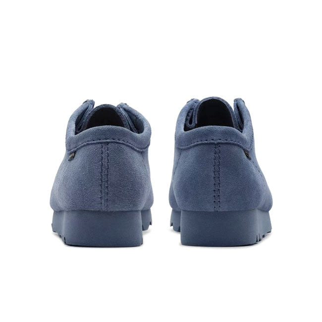 CLARKS クラークス Wallabee GTX ワラビー ゴアテックス スエードレザー モカシンシューズ 26176570 ブルーグレー スニーカー メンズ