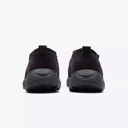 CLARKS クラークス Wallabee Eden Lo ワラビーエデンロー スエードレザー モカシンシューズ 26175680 黒 メンズ
