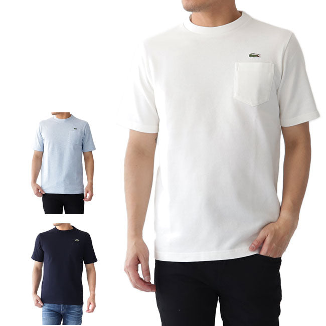 LACOSTE ラコステ オニ鹿の子 胸ポケットTシャツ TH219EL 半袖Tシャツ (メンズ)