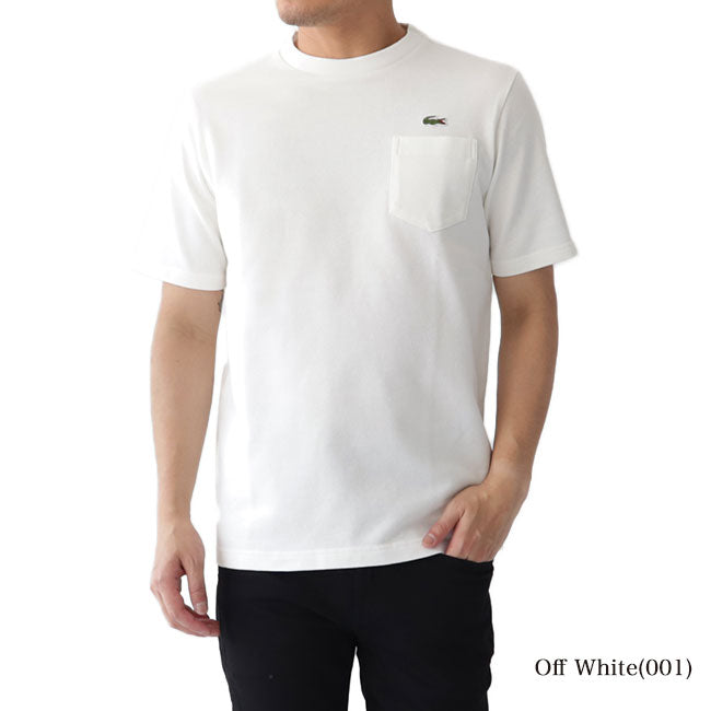 LACOSTE ラコステ オニ鹿の子 胸ポケットTシャツ TH219EL 半袖Tシャツ (メンズ)