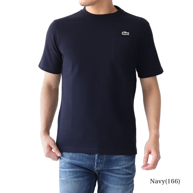 LACOSTE ラコステ オニ鹿の子 胸ポケットTシャツ TH219EL 半袖Tシャツ (メンズ)