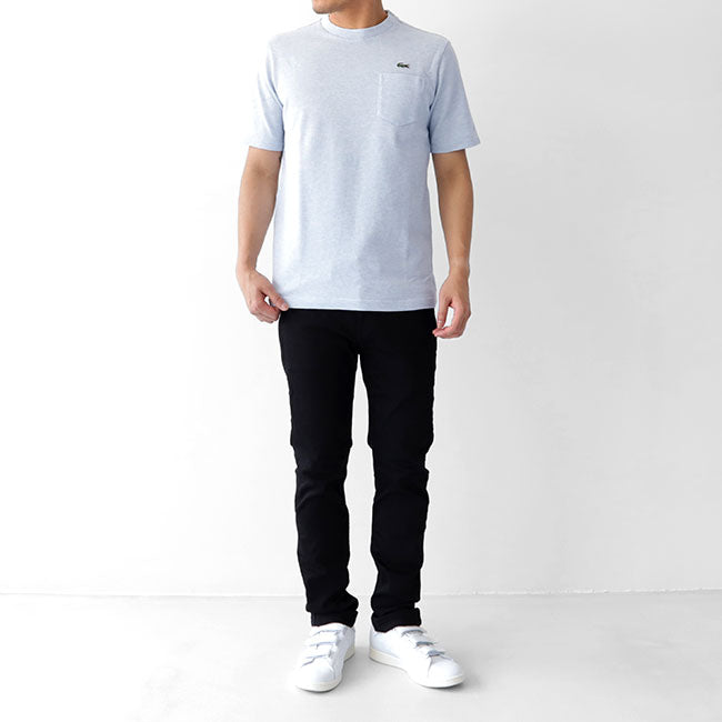 LACOSTE ラコステ オニ鹿の子 胸ポケットTシャツ TH219EL 半袖Tシャツ (メンズ)