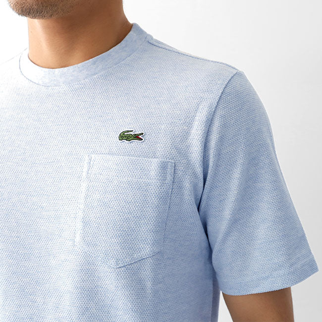 LACOSTE ラコステ オニ鹿の子 胸ポケットTシャツ TH219EL 半袖Tシャツ (メンズ)
