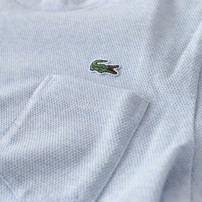 LACOSTE ラコステ オニ鹿の子 胸ポケットTシャツ TH219EL 半袖Tシャツ (メンズ)