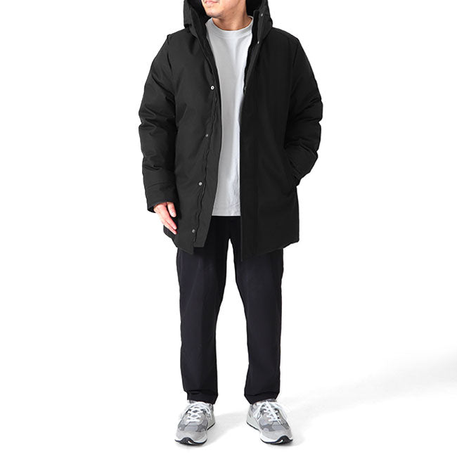 PYRENEX ピレネックス PAU ポー フレンチギャバジン フーデッド ダウンコート HMU026 メンズ