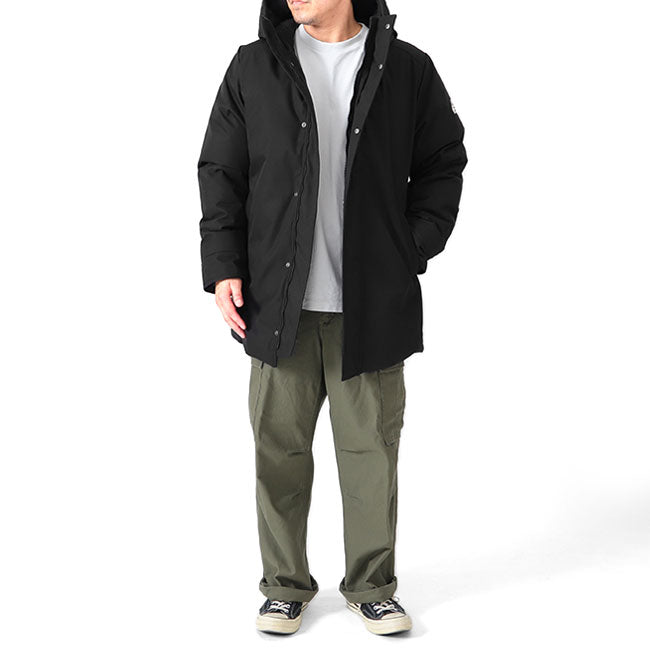 PYRENEX ピレネックス PAU ポー フレンチギャバジン フーデッド ダウンコート HMU026 メンズ