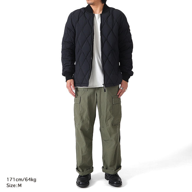 PYRENEX ピレネックス ARIES エアリーズ ダイヤキルティング ダウンジャケット HMU022 ボンバージャケット メンズ