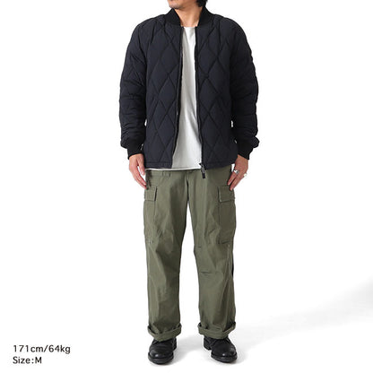 PYRENEX ピレネックス ARIES エアリーズ ダイヤキルティング ダウンジャケット HMU022 ボンバージャケット メンズ