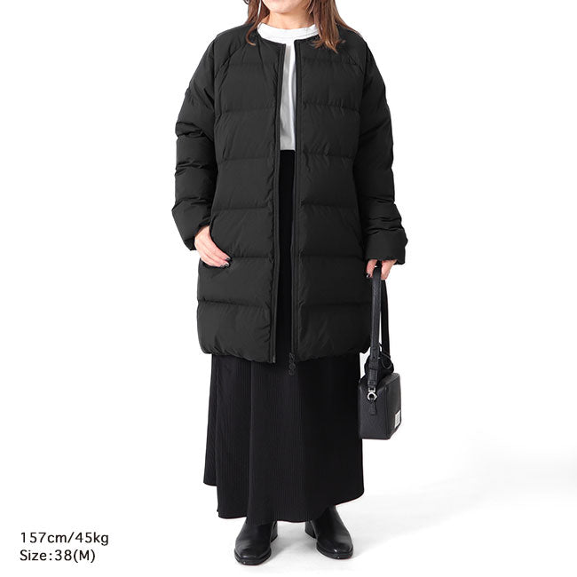 PYRENEX ピレネックス ARTNEY SOFT 3 アートニー ソフト 3 ノーカラー ダウンコート HWU001 レディース