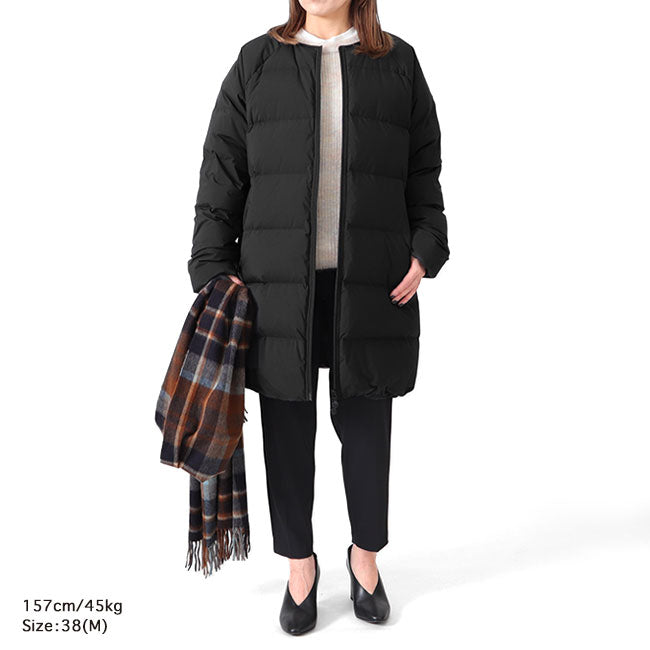 PYRENEX ピレネックス ARTNEY SOFT 3 アートニー ソフト 3 ノーカラー ダウンコート HWU001 レディース