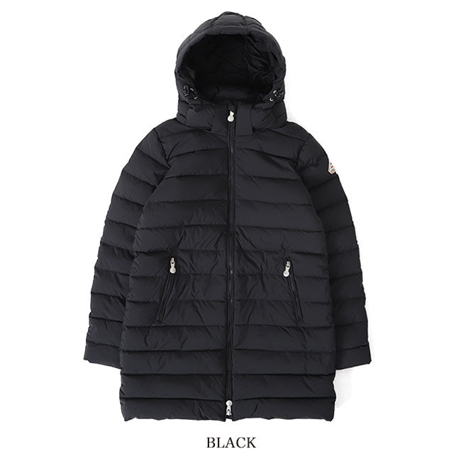 PYRENEX ピレネックス SPOUTNIC LONG SOFT 2 スプートニック ロング ソフト 2 フード付き ダウンコート HWU063 レディース