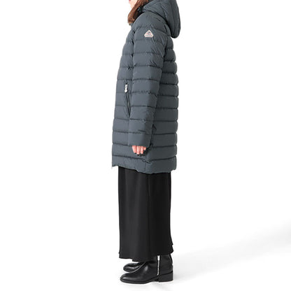 PYRENEX ピレネックス SPOUTNIC LONG SOFT 2 スプートニック ロング ソフト 2 フード付き ダウンコート HWU063 レディース