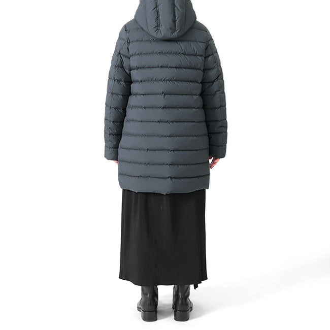 PYRENEX ピレネックス SPOUTNIC LONG SOFT 2 スプートニック ロング ソフト 2 フード付き ダウンコート HWU063 レディース
