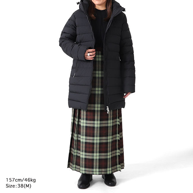 PYRENEX ピレネックス SPOUTNIC LONG SOFT 2 スプートニック ロング ソフト 2 フード付き ダウンコート HWU063 レディース