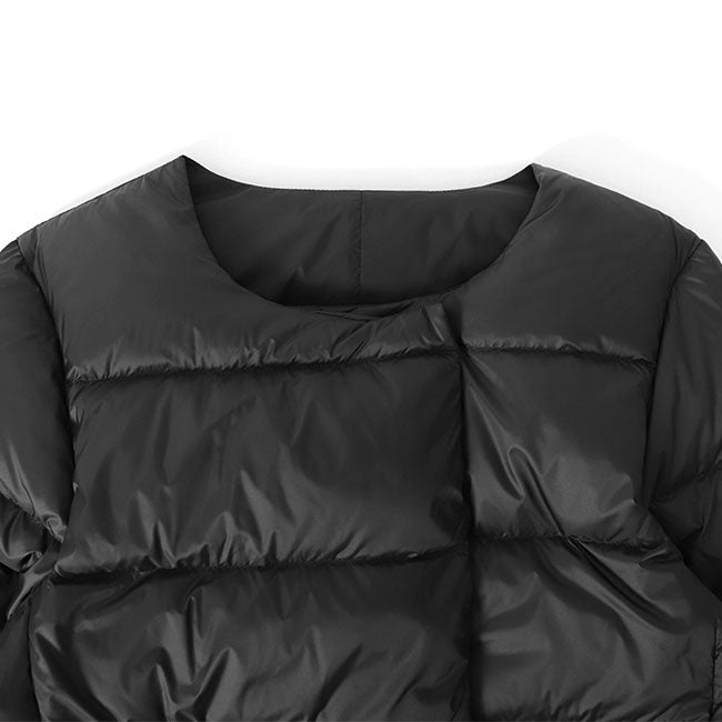 PYRENEX ピレネックス MALADETA 2 マラデータ 2 ノーカラー コクーン ライトダウンコート HWU050 レディース
