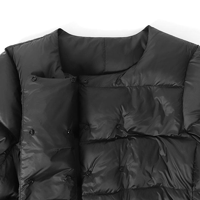 PYRENEX ピレネックス MALADETA 2 マラデータ 2 ノーカラー コクーン ライトダウンコート HWU050 レディース