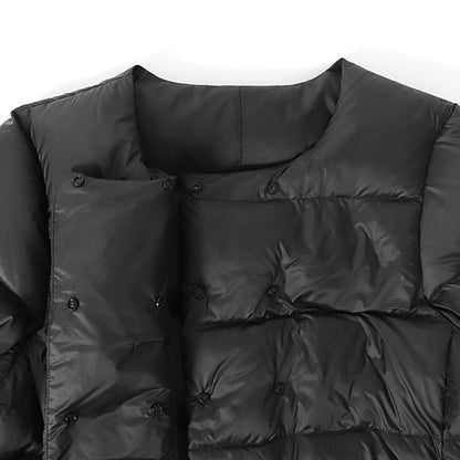 PYRENEX ピレネックス MALADETA 2 マラデータ 2 ノーカラー コクーン ライトダウンコート HWU050 レディース