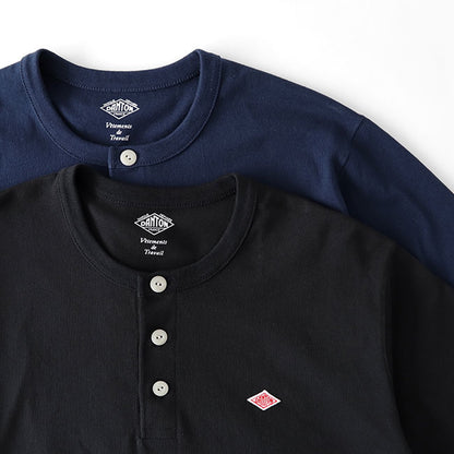 DANTON ダントン ヘンリーネック Tシャツワンピース JD-9185 (レディース)