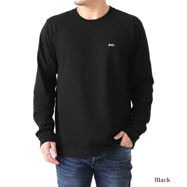 DENHAM デンハム シザーロゴ 刺繍 ロンT AMERICANA LS TEE HCJ 01-21-08-52 長袖Tシャツ メンズ