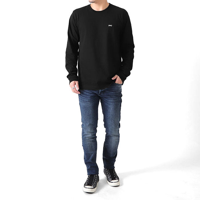 DENHAM デンハム シザーロゴ 刺繍 ロンT AMERICANA LS TEE HCJ 01-21-08-52 長袖Tシャツ メンズ