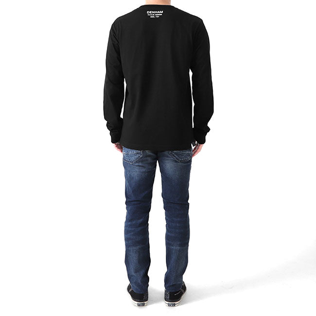 DENHAM デンハム シザーロゴ 刺繍 ロンT AMERICANA LS TEE HCJ 01-21-08-52 長袖Tシャツ メンズ