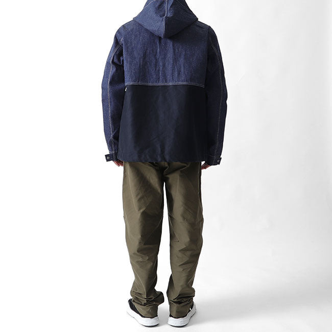 Nigel Cabourn LYBRO ナイジェルケーボン ライブロ フーデッドコアジャケットスプリット ミリタリーデニムジャケット 80391330030 (メンズ)