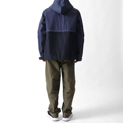 Nigel Cabourn LYBRO ナイジェルケーボン ライブロ フーデッドコアジャケットスプリット ミリタリーデニムジャケット 80391330030 (メンズ)