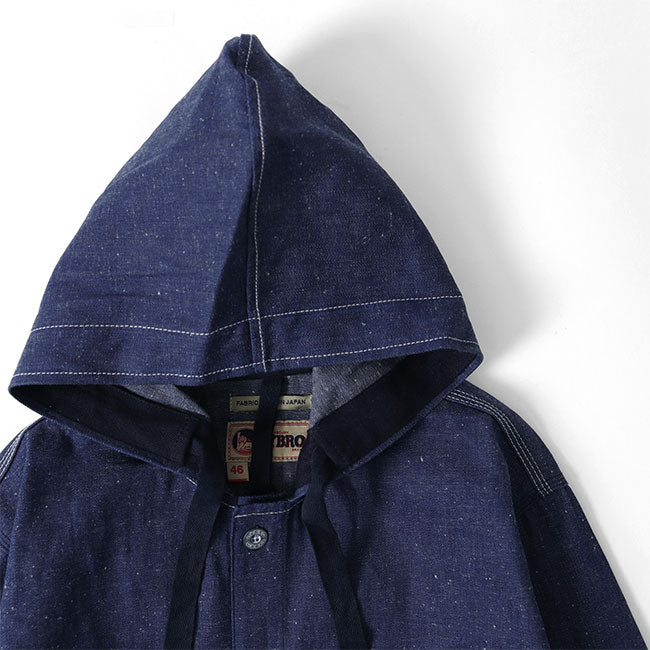 Nigel Cabourn LYBRO ナイジェルケーボン ライブロ フーデッドコアジャケットスプリット ミリタリーデニムジャケット 80391330030 (メンズ)