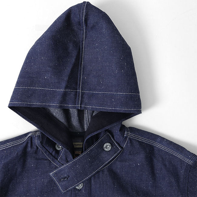 Nigel Cabourn LYBRO ナイジェルケーボン ライブロ フーデッドコアジャケットスプリット ミリタリーデニムジャケット 80391330030 (メンズ)
