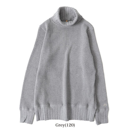 Nigel Cabourn ナイジェルケーボン タートルネック ビッグワッフル トレーナー 80390820025 ハイネック スウェット (レディース)