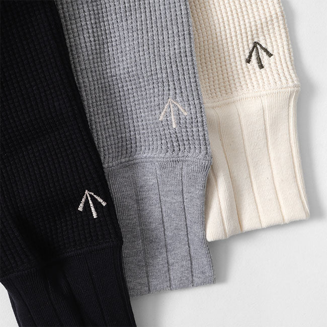 Nigel Cabourn ナイジェルケーボン タートルネック ビッグワッフル トレーナー 80390820025 ハイネック スウェット (レディース)