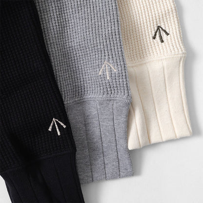 Nigel Cabourn ナイジェルケーボン タートルネック ビッグワッフル トレーナー 80390820025 ハイネック スウェット (レディース)