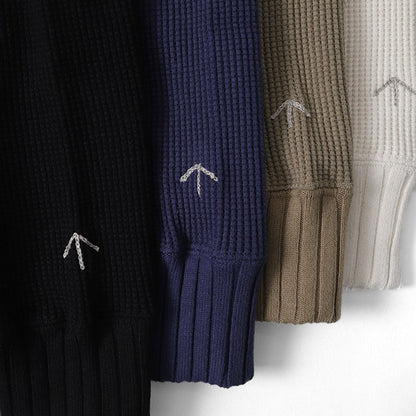 Nigel Cabourn ナイジェルケーボン タートルネック ビッグワッフル トレーナー 80390020025 ハイネック スウェット (メンズ)